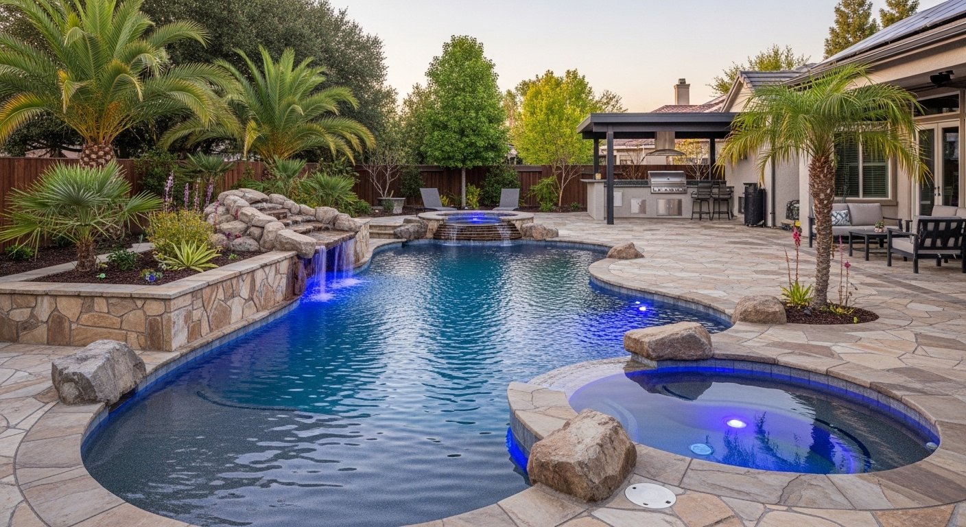 Custom Backyard Pools in Turlock, CA
