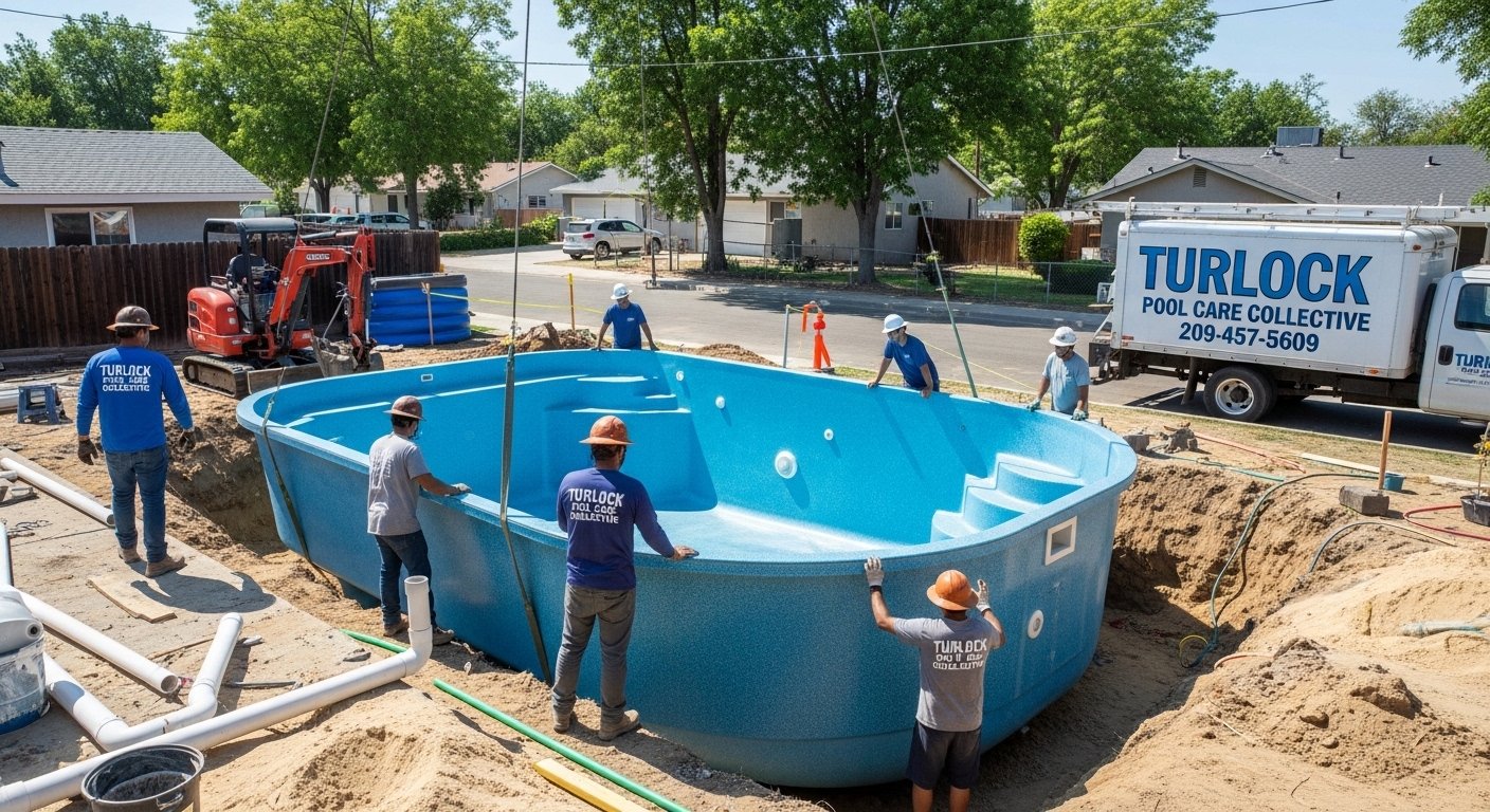 Fiberglass Pool Installation in Turlock, CA