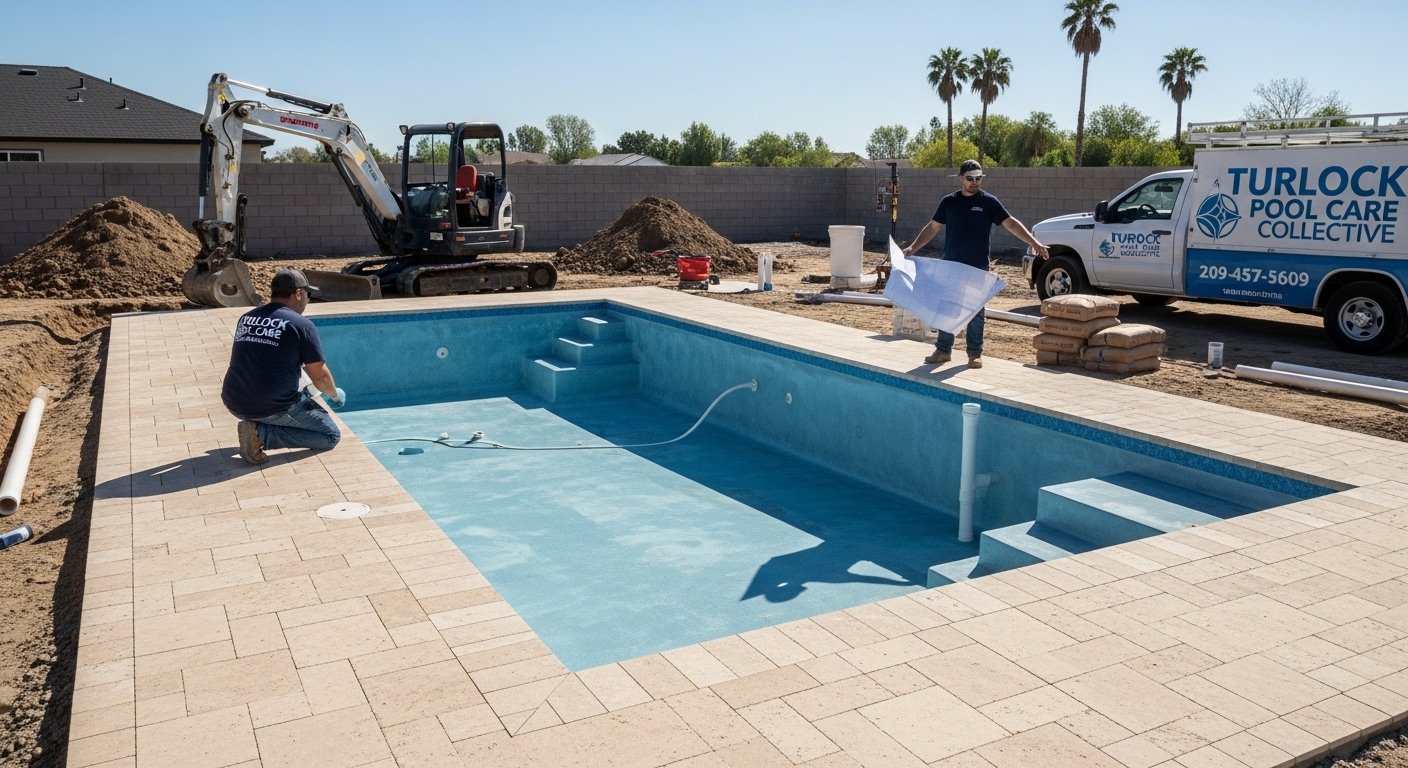 Inground Pool Installation in Turlock, CA